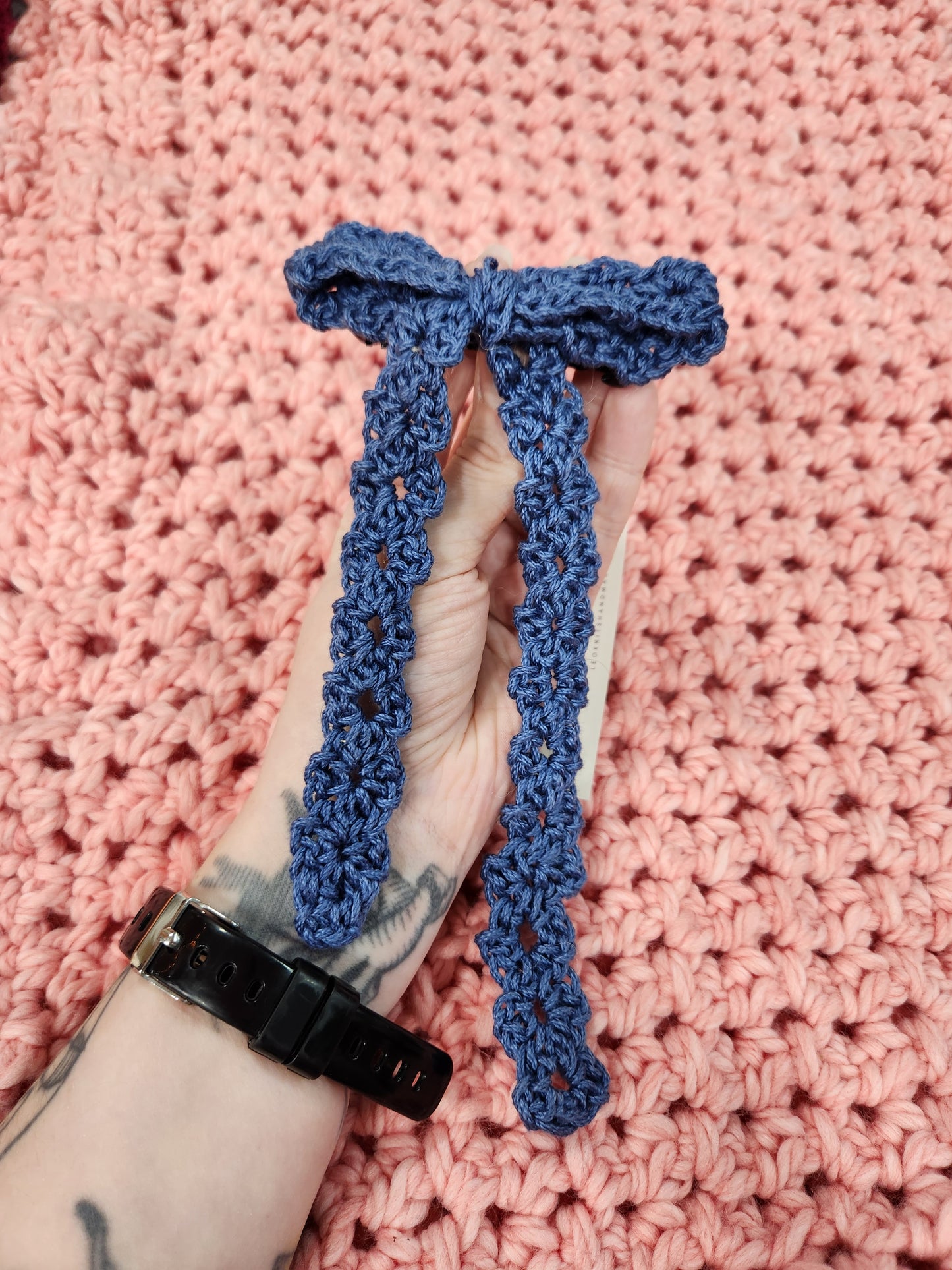 Crochet Bow Hairclips