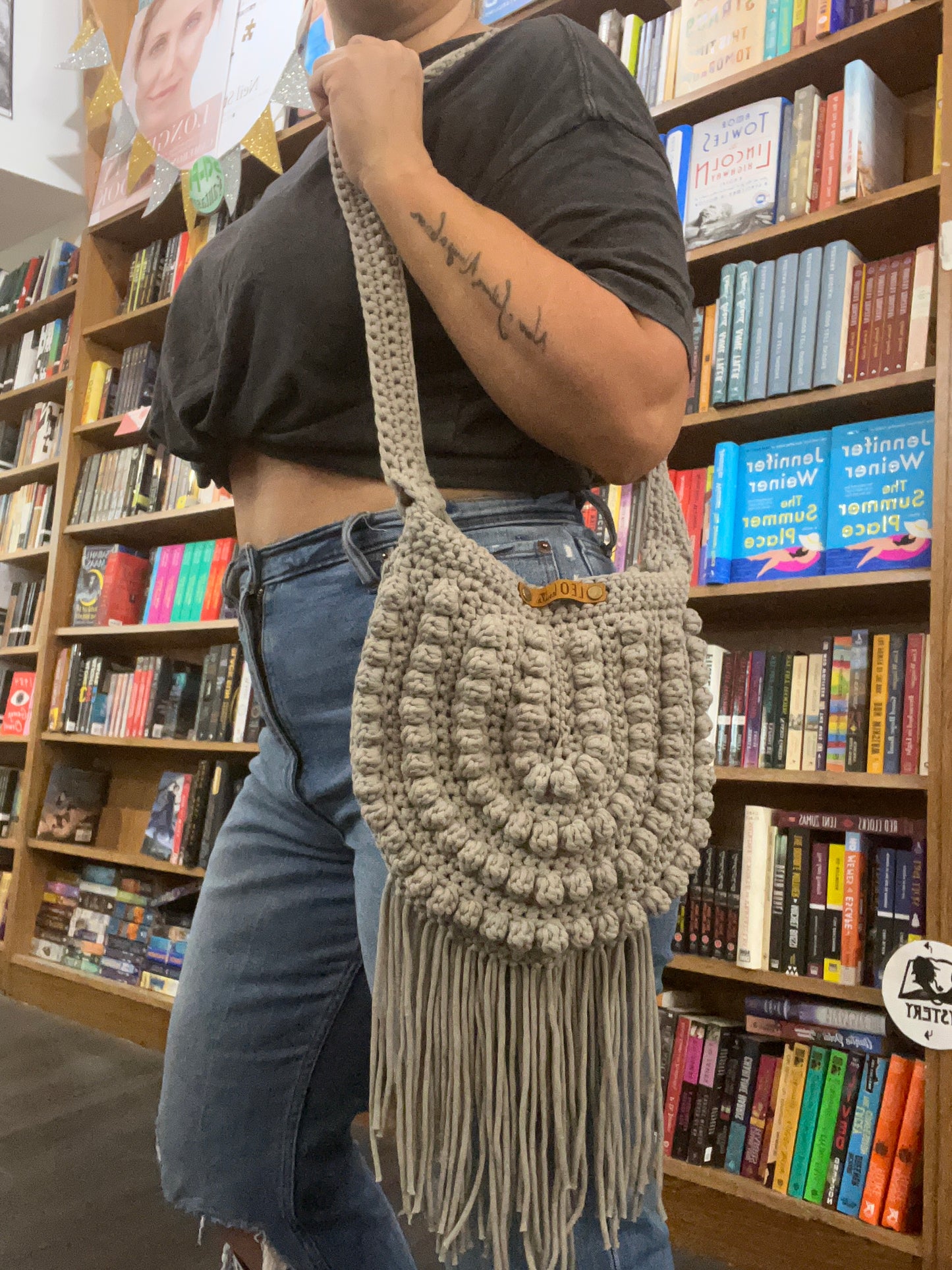 Crochet Boho Crossbody Bag