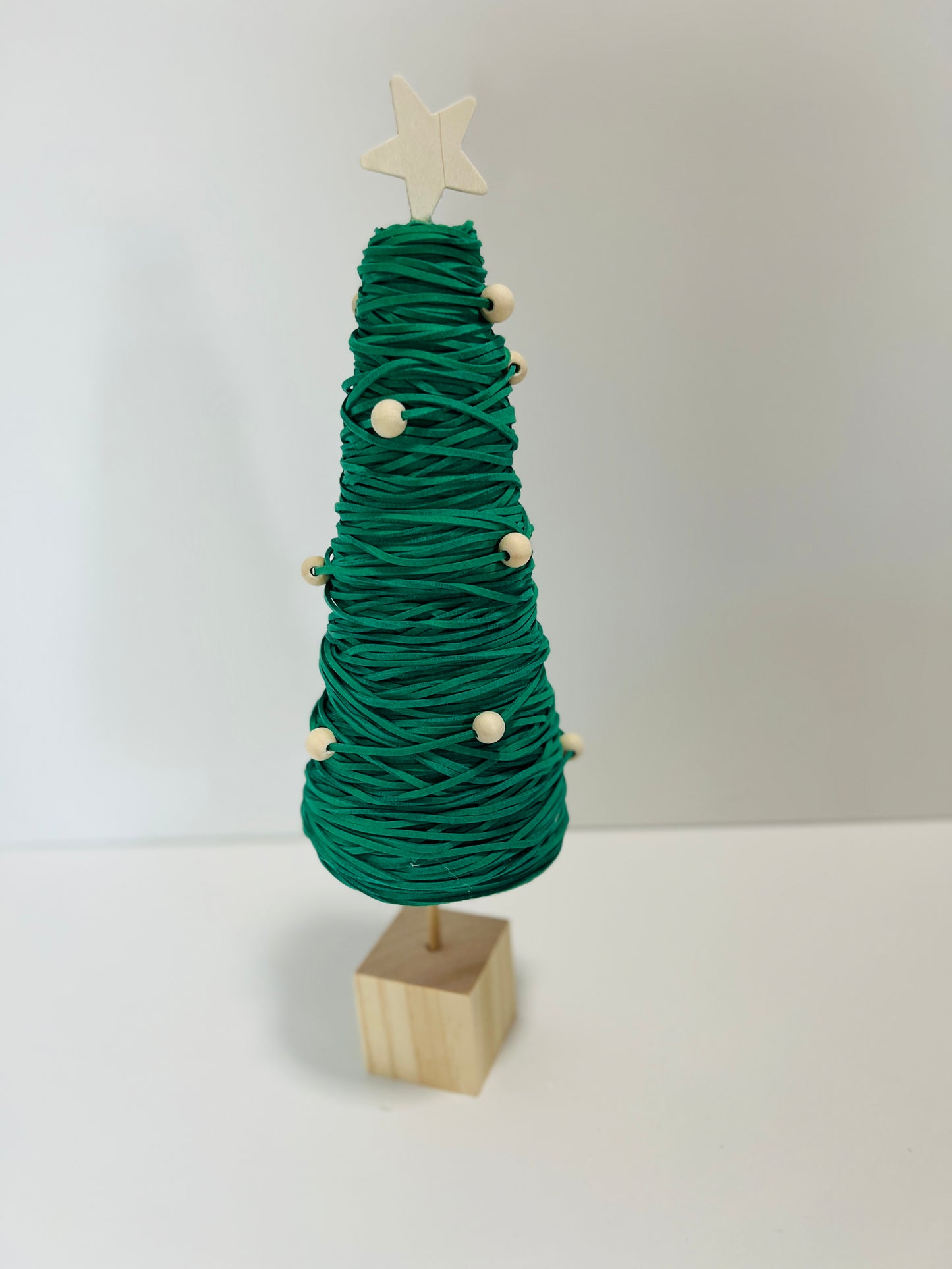 Faux Suede Christmas Tree 15”