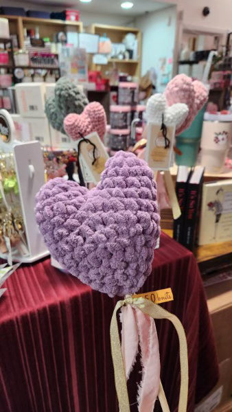 Crochet Heart Wand