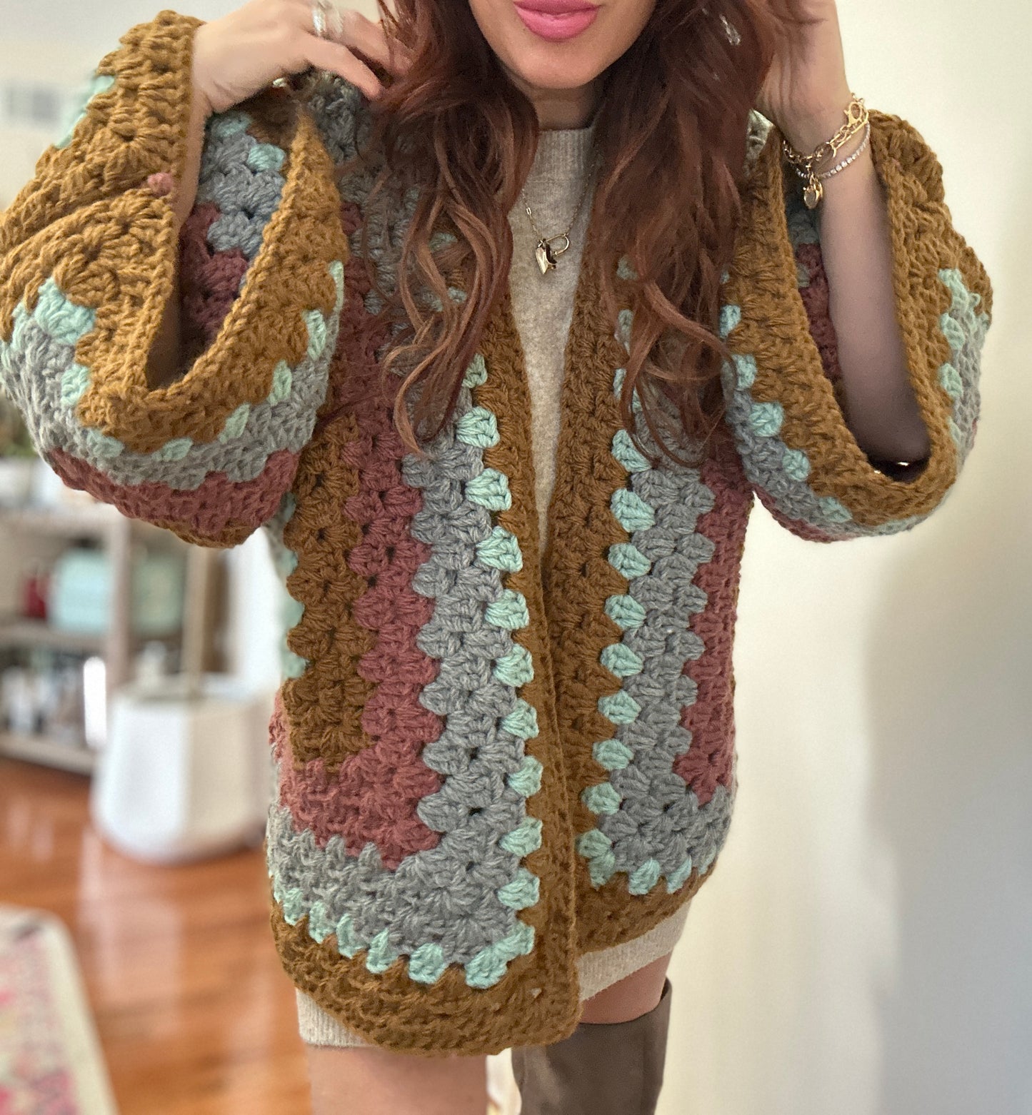 Crochet Granny Sweater